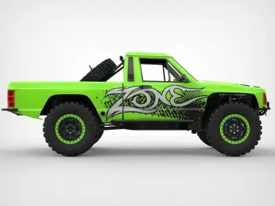Jeep Comanche Zone Offroad 1994 3D model