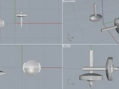 Lock for Earrings 3D print model purchase