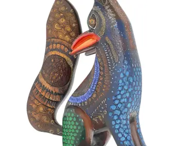 Alebrije Coyote Free 3D model