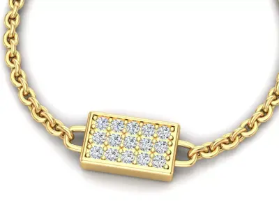 Rectangle Pendant 3D print model