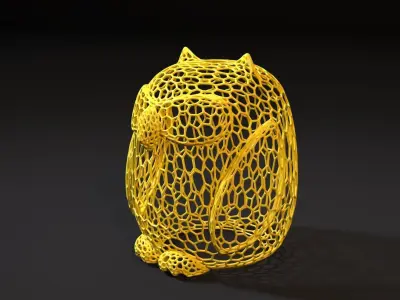 Owl figurine 3D print model