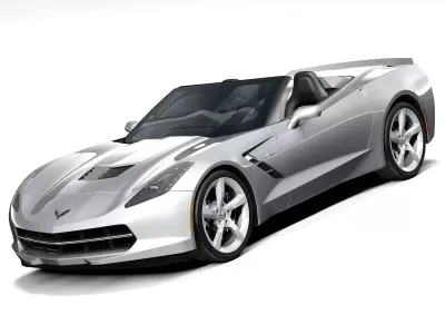 Chevrolet Corvette C7 Stingray Convertible 2014 3D model