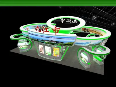 Exhibition - Area - 18X11-3DMAX2009-015 3D model
