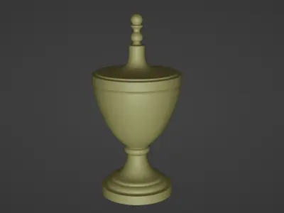 Vintage French finials book stopper 3D print model