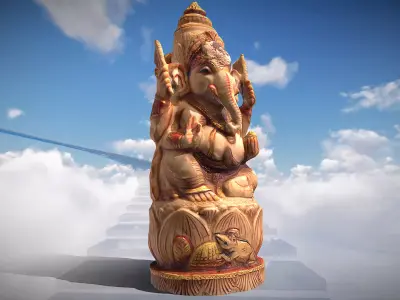 Character - Ganesha Statue 3D print model