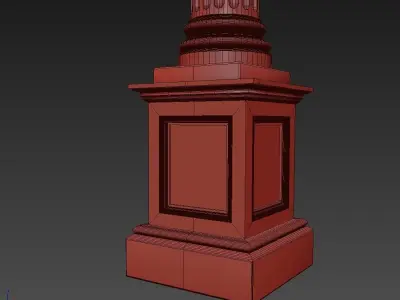 Column Classic 1 3D model