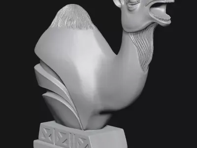 camel 3D print model