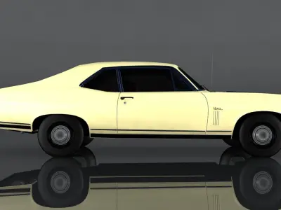 Chevrolet Nova SS 396 Low-poly 3D model