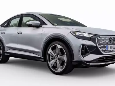 Audi Q4 Sportback e-tron 2022 Low-poly 3D model