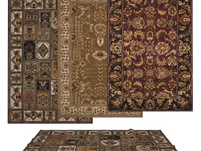 Rugs No 708 Low-poly 3D model