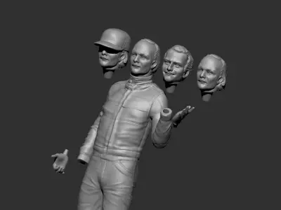 NIKI LAUDA 3D print model