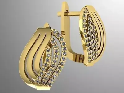 Earrings n 13  3D print model