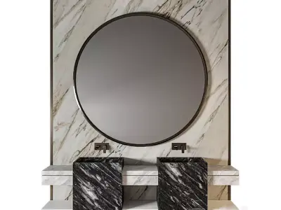 Luxury Bathroom 267 3D model