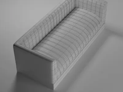 Tufted Sofa 3D model purchase