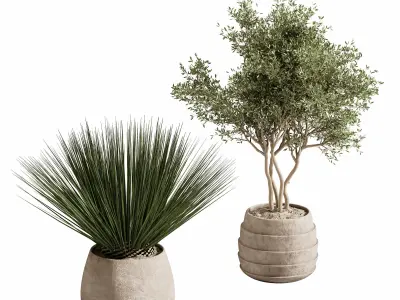 indoor plant stant 80 3D model