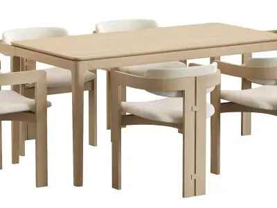 Gallotti Radice 0414 10th Anniversary and Milford table 3D model