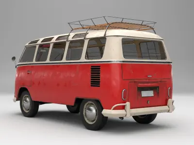 Volkswagen-T1 3D model