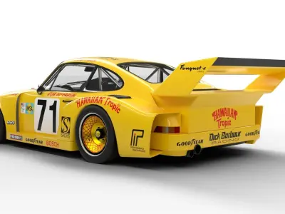 Porsche 935 Le Mans 1979 Barbour Racing 3D model