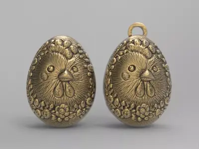 Easter egg decor 3dmodel 3D print model