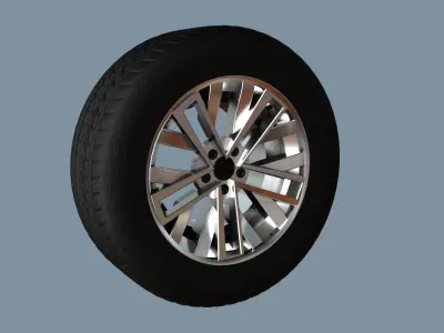 AS rims collection 9 - VW Cascade Low-poly 3D model