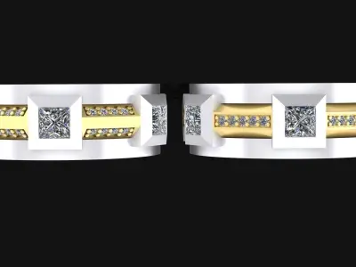 Princess Rings 3D print model