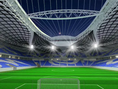 alwakrah aljanoub stadium-qatar 2022 world cup 3D model