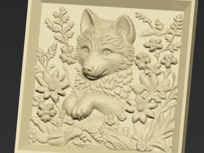 Wolf Cub A135 3D print model