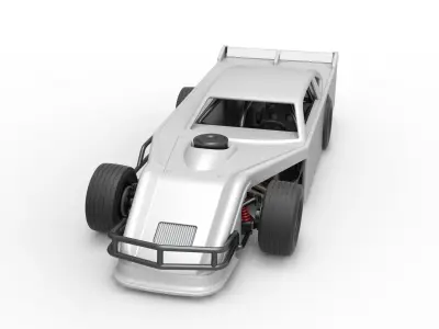 Asphalt Modified stock car Version 4 Scale 1 to 25 3D print model