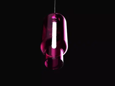 Deco hanging lamp 02 Free 3D model