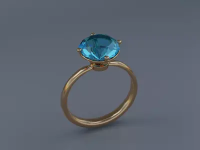 luxury ring Free 3D model