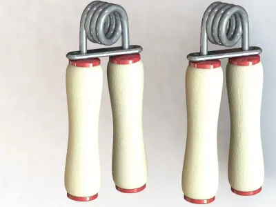 Spring Hand - SolidWorks Free 3D model