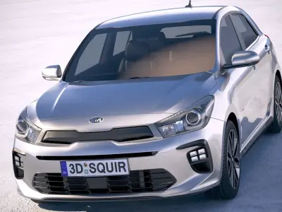 Kia Rio GT Line 2018 3D model