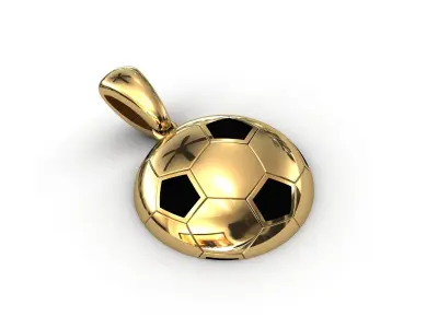 Football Pendant Jewelry Model Ball 3DM STL 3D print model