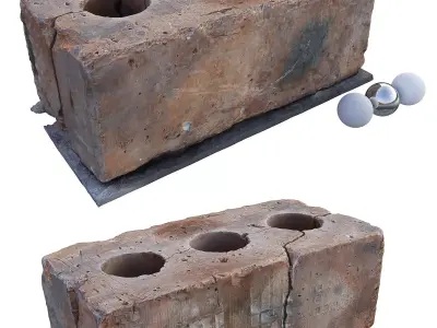 Brick  3d Scan 3D model