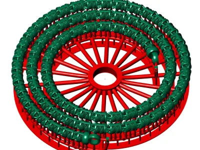 5mm Luxury Textured Chain Detailed 3D Model with Amazing Finish 3D print model