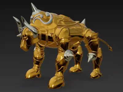 Saint Seiya Taurus Armor 3D print model