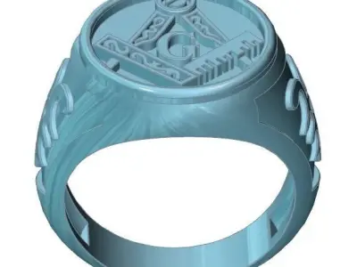 MASON  MALE  RING 3D print model