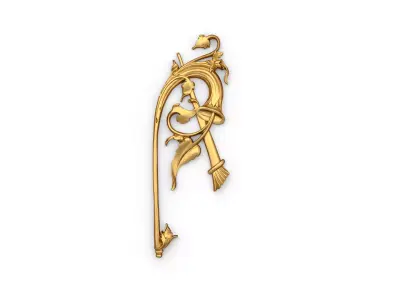 Classic decor ornament 316 3D model