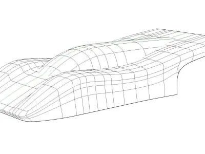 Porsche 917K RC Car Shell - Precision 3D Model 3D print model