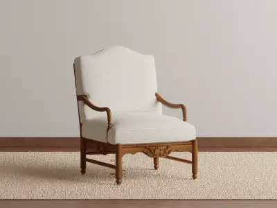 French Armchair 3D model
