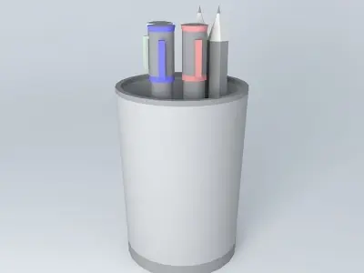 Pencil Case Free 3D model