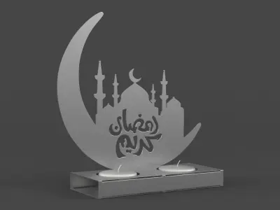 Islamic Table Decor 3D model