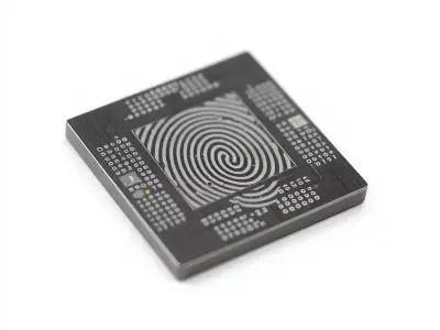 Digital Chip Texture model pack Low-poly 3D model