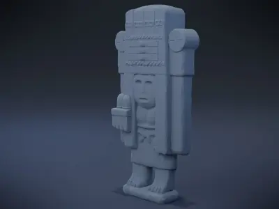 Chicomecoatl - Aztec Deity 3D print model