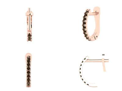 Earrings n 19 3D print model