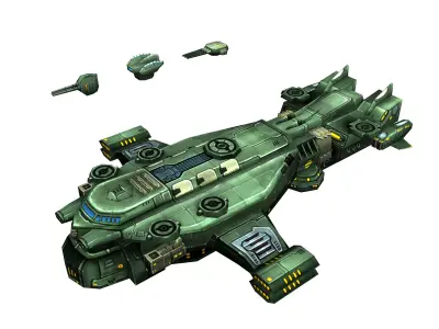Almighty-Battleship 05 3D model