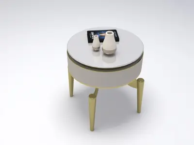Luxury Bedside Table or Coffee Table  3D model