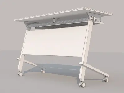 Study Table Low-poly 3D model  3D model