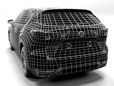 MAZDA CX-60 LOWPOLY Low-poly 3D model