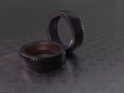 Winter tire 3D model